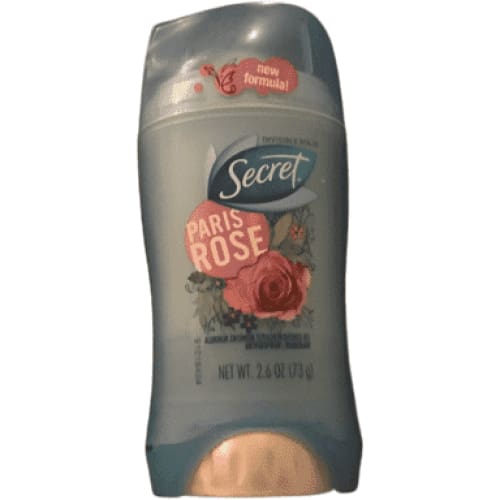 Secret Antiperspirant/Deodorant, Invisible Solid, Paris Rose - 2.6 oz - ShelHealth.Com
