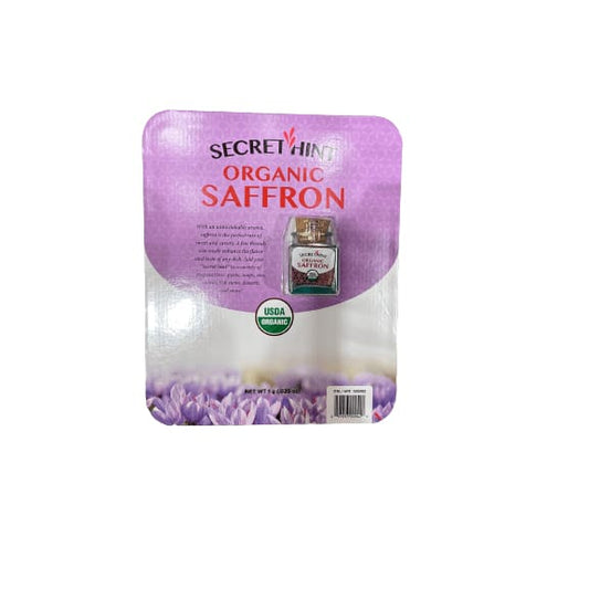 Secret Hint Secret Hint Organic Saffron, 1 Gram