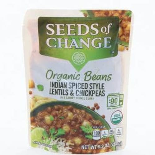 SEEDS OF CHANGE SEEDS OF CHANGE Indian Style Lentils and Chickpeas, 9.2 oz