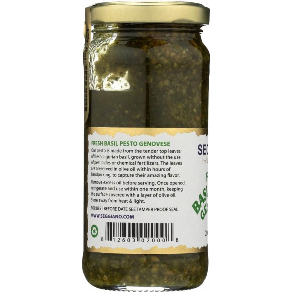 SEGGIANO Grocery > Pantry > Condiments SEGGIANO: Fresh Basil Pesto, 7.1 oz