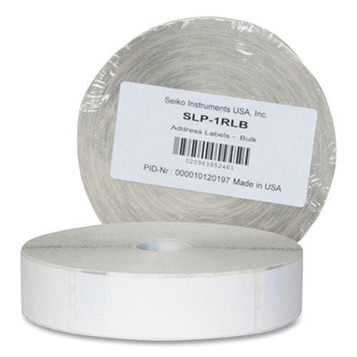 Seiko Slp-1rlb Bulk Address Labels Requires Slp-tray650 1.12 X 3.5 White 1,000 Labels/roll - Technology - Seiko