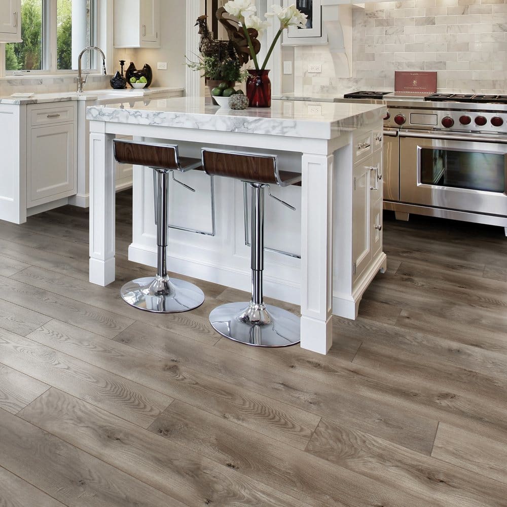 Select Surfaces Warm Gray SpillDefense Laminate Flooring 2 Pack (29.98 sq. ft. total) - Laminate Flooring - Select Surfaces