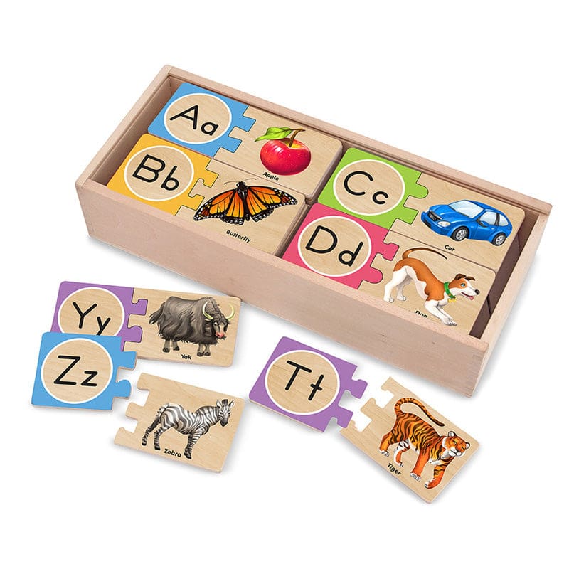 Self Correcting Letter Puzzles (Pack of 2) - Alphabet Puzzles - Melissa & Doug