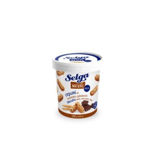 SELGA NATURE MINI Chocolate Chip Cookies 4.59 oz. (130 g.) - Selga