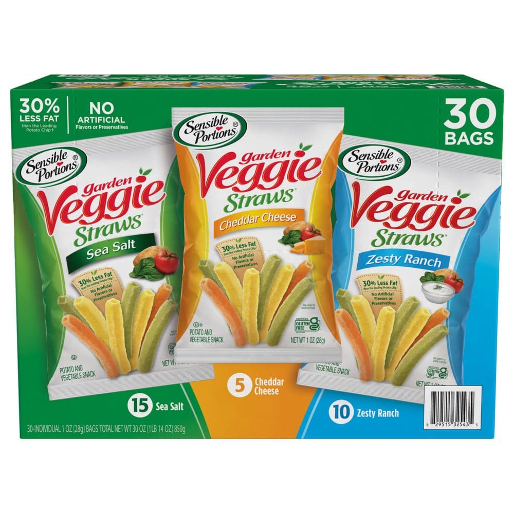 Sensible Portions Garden Veggie Straw Variety Pack (30 pk.) - Chips - Sensible Portions