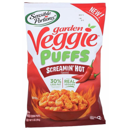 SENSIBLE PORTIONS Sensible Portions Puffs Veg Screamin Hot, 3 Oz