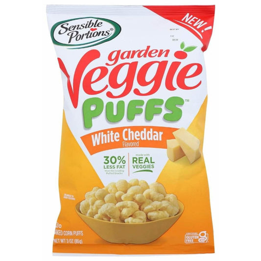 SENSIBLE PORTIONS Sensible Portions Puffs Veggie White Chedar, 3 Oz