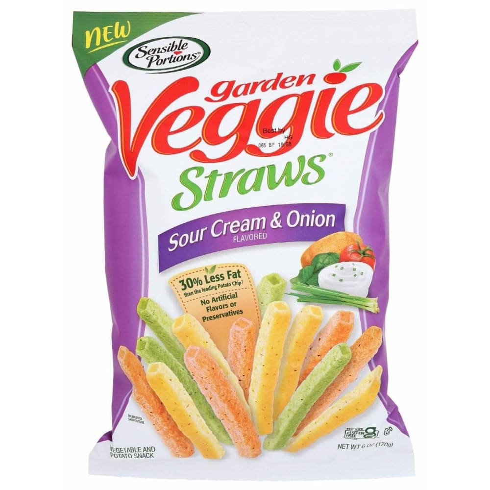SENSIBLE PORTIONS Sensible Portions Straw Veg Sour Crm Onion, 6 Oz