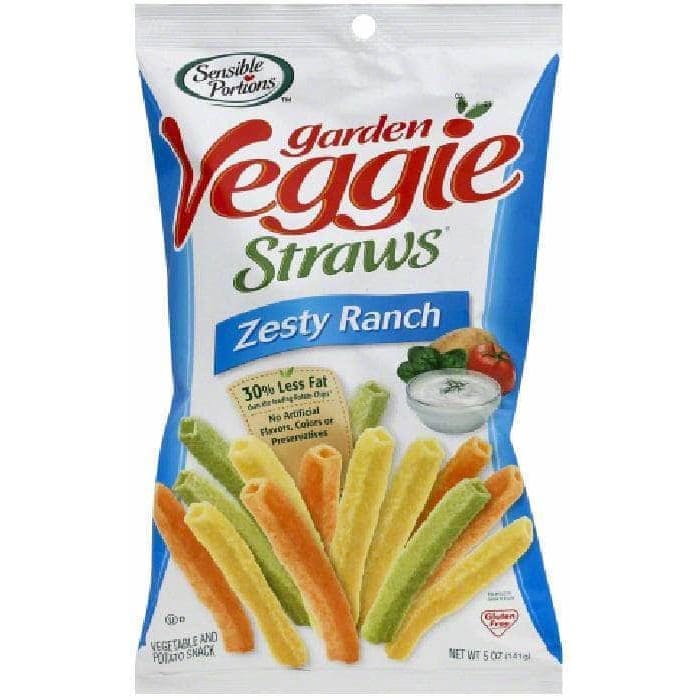 Sensible Portions Sensible Portions Straw Veggie Zesty Ranch, 5 oz