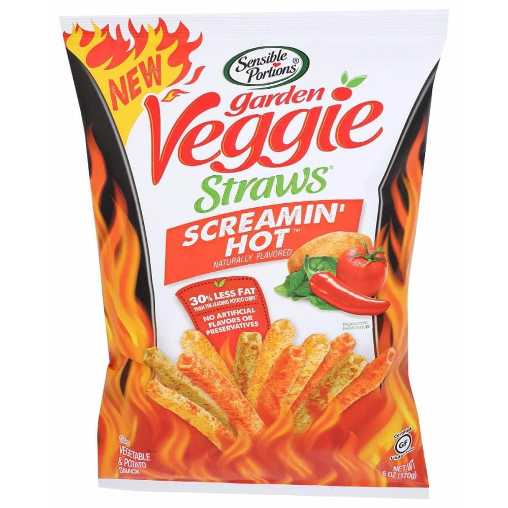 SENSIBLE PORTIONS SENSIBLE PORTIONS Veggie Straws Screamin Hot, 6 oz