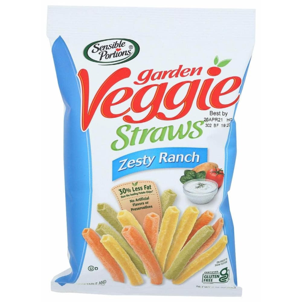 SENSIBLE PORTIONS SENSIBLE PORTIONS Zesty Ranch Veggie Straws, 2.25 oz