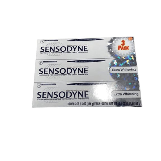 Sensodyne Extra Whitening Toothpaste, 3 pk./6.5 oz. - ShelHealth.Com