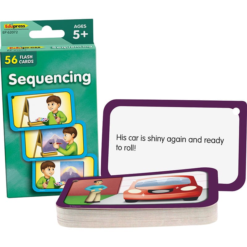 Sequencing Flash Cards (Pack of 10) - Patterning - Teacher Created Resources