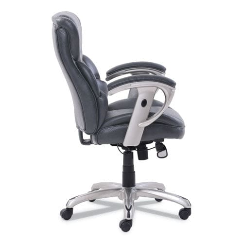 SertaPedic Emerson Task Chair Supports Up To 300 Lb 18.75 To 21.75 Seat Height Gray Seat/back Silver Base - Furniture - SertaPedic®