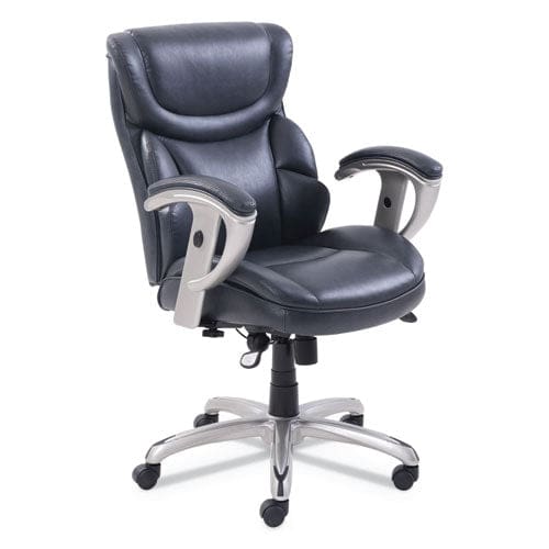 SertaPedic Emerson Task Chair Supports Up To 300 Lb 18.75 To 21.75 Seat Height Gray Seat/back Silver Base - Furniture - SertaPedic®