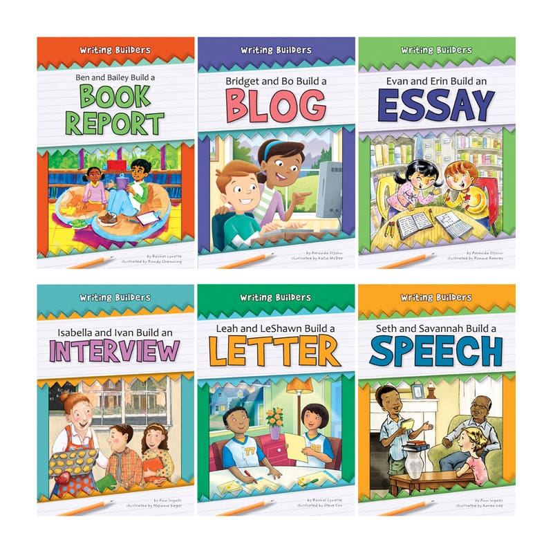 Set 1 Writing Builders 6 Book Set - Writing Skills - Norwood House Press