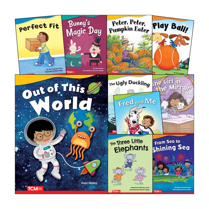 Set 2 Literary Text Grade K 10 Book Set - Classroom Favorites - Shell Education
