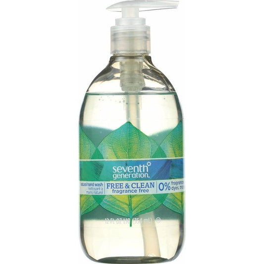 SEVENTH GENERATION Seventh Generation Free & Clean Fragrance Free Natural Hand Wash, 12 Oz