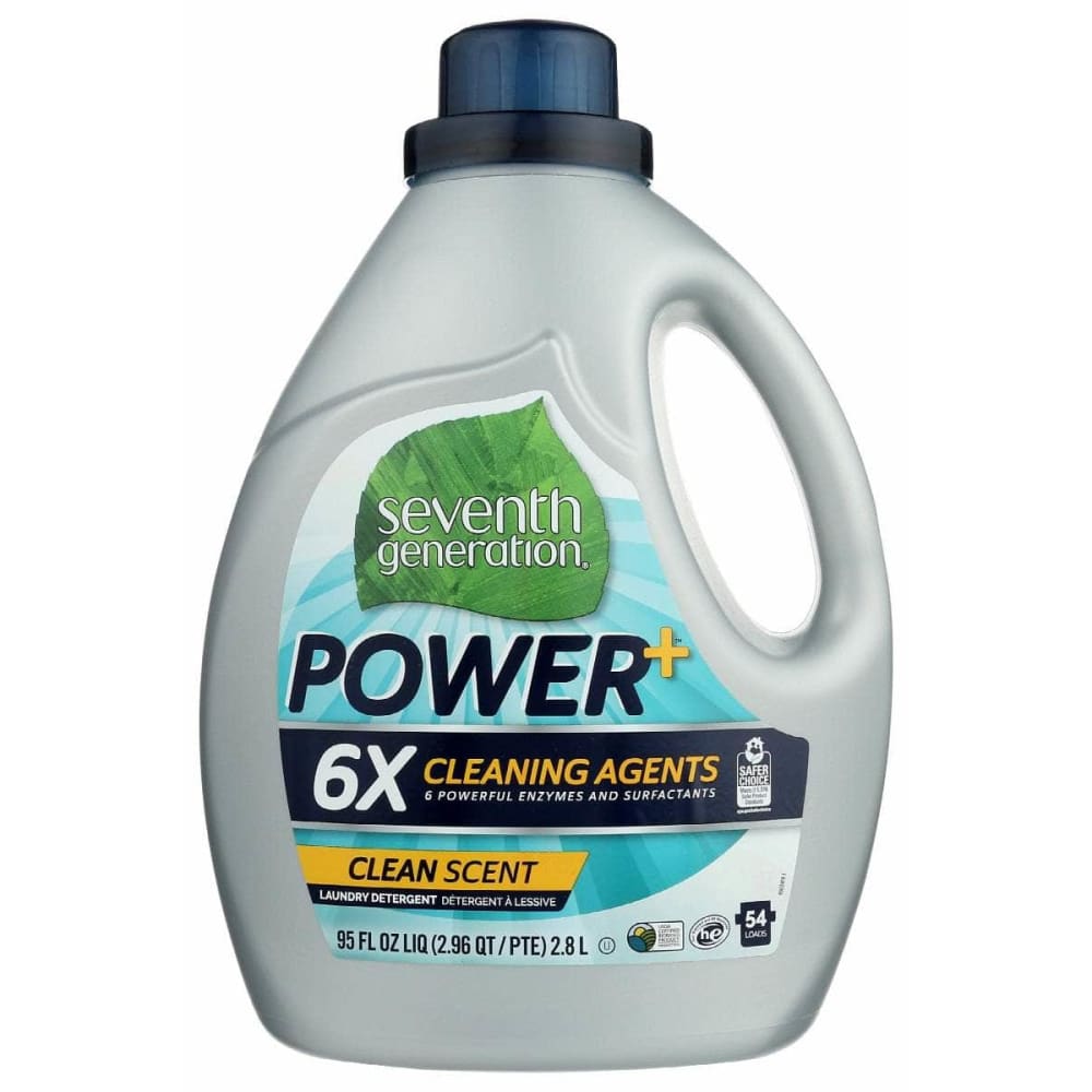 SEVENTH GENERATION Home Products > Laundry Detergent SEVENTH GENERATION: Power Plus Laundry Detergent Clean Scent, 95 oz