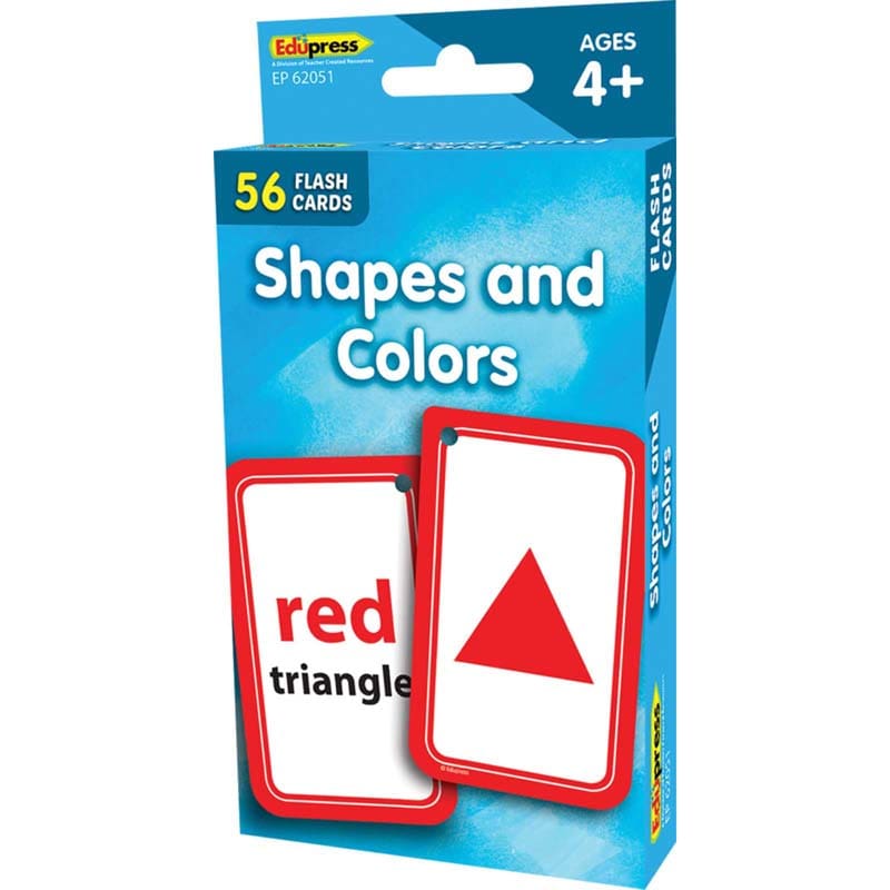 Shapes And Colors Flash Cards (Pack of 10) - Patterning - Teacher Created Resources