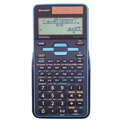 Sharp El-w535tgbbl Scientific Calculator 16-digit Lcd - Technology - Sharp®