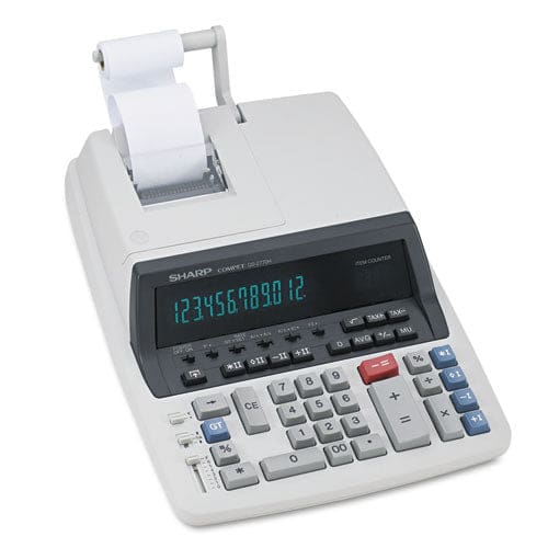 Sharp Qs-2770h Two-color Ribbon Printing Calculator Black/red Print 4.8 Lines/sec - Technology - Sharp®