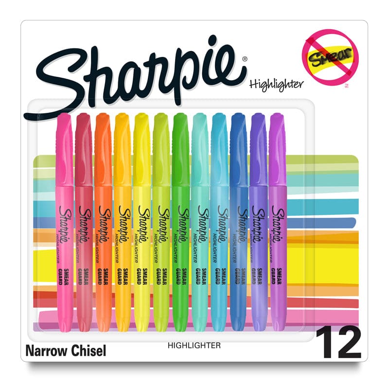 Sharpie Pocket Highlightr Asst 12Ct (Pack of 3) - Highlighters - Sanford L.p.