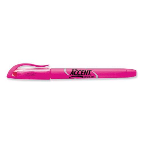 Sharpie Pocket Style Highlighters Fluorescent Pink Ink Chisel Tip Pink Barrel Dozen - School Supplies - Sharpie®