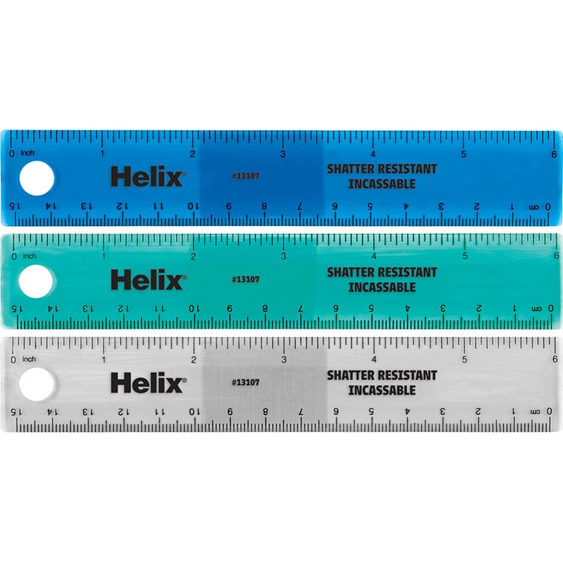 Shatter Resistant Ruler 6In (Pack of 12) - Rulers - Maped Helix Usa