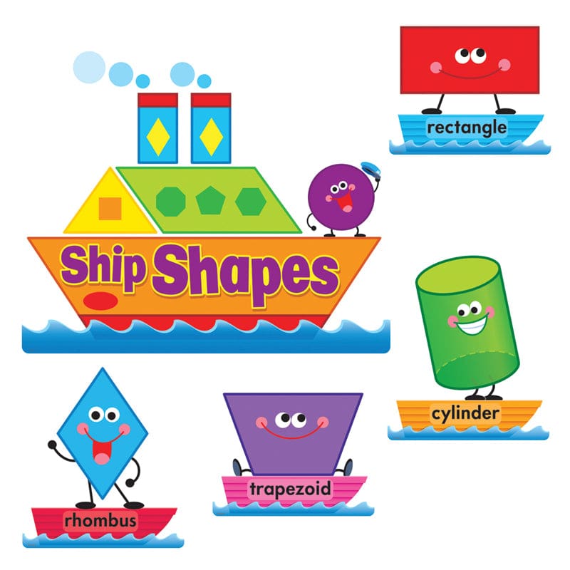 Ship Shapes & Colors Bb Set (Pack of 3) - Miscellaneous - Trend Enterprises Inc.
