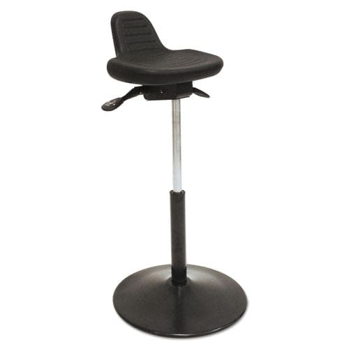 ShopSol Pneumatic Sit-stand Stool Supports Up To 250 Lb Black - Furniture - ShopSol™