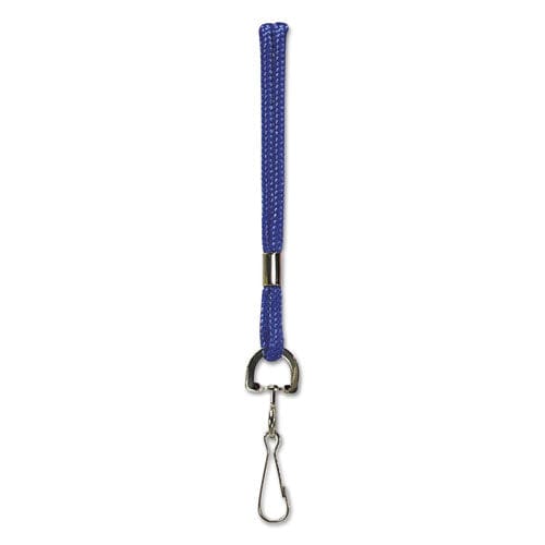 SICURIX Rope Lanyard Metal Hook Fastener 36 Long Nylon Blue - Office - SICURIX®