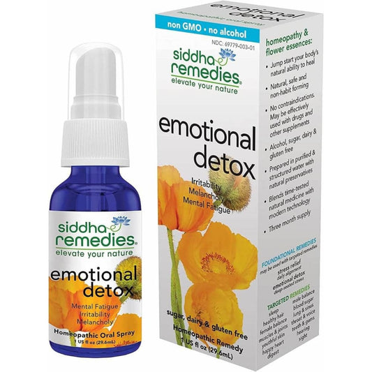 SIDDHA REMEDIES Siddha Remedies Emotional Detox Spray, 1 Fo