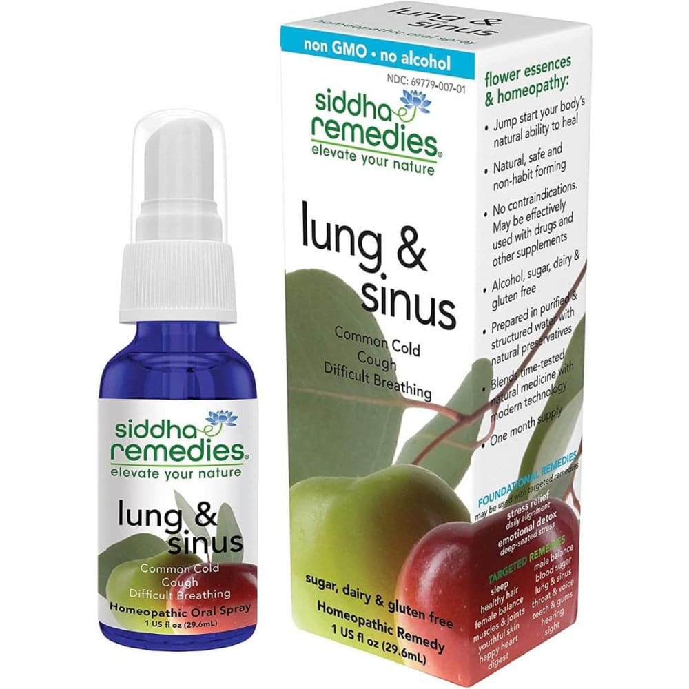 SIDDHA REMEDIES Siddha Remedies Lung & Sinus Spray, 1 Fo