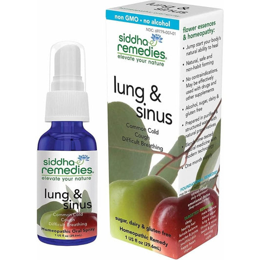 SIDDHA REMEDIES Siddha Remedies Lung & Sinus Spray, 1 Fo