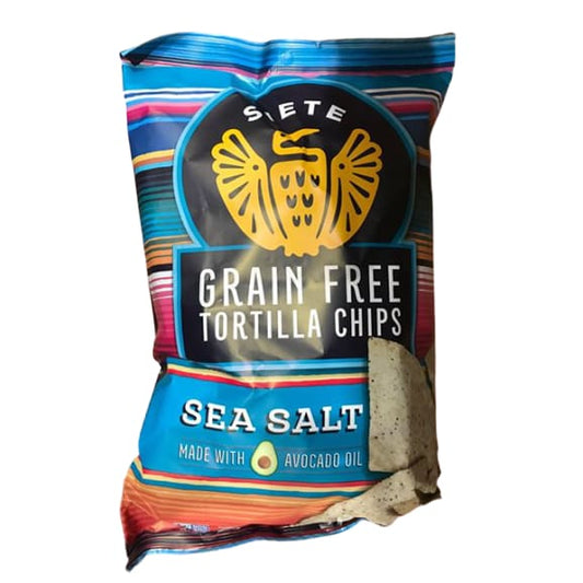 Siete Sea Salt Grain Free Tortilla Chips, 12 oz - ShelHealth.Com