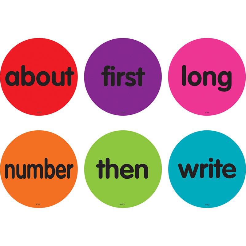 Sight Words 51-100 Carpet Markers - Classroom Management - Teacher Created Resources
