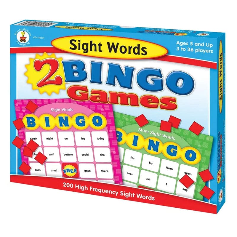 Sight Words Bingo (Pack of 3) - Bingo - Carson Dellosa Education