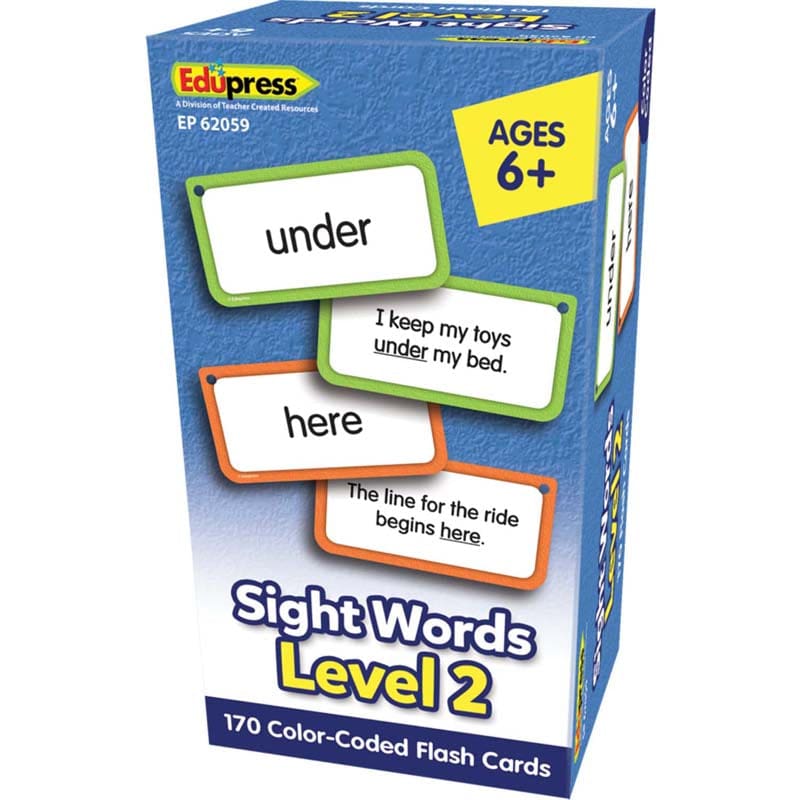 Sight Words Flash Cards Level 2 (Pack of 3) - Sight Words - Teacher Created Resources