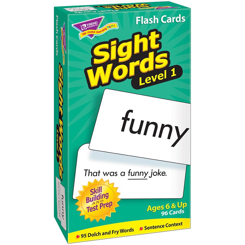 Sight Words - Level 1 (Pack of 6) - Sight Words - Trend Enterprises Inc.