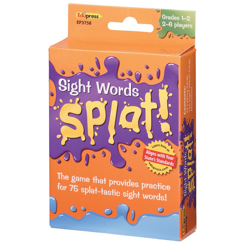 Sight Words Splat Gr 1-2 (Pack of 3) - Language Arts - Teacher Created Resources