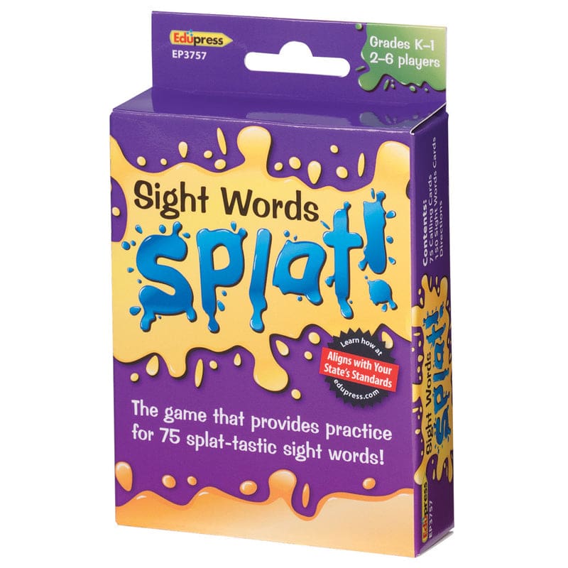 Sight Words Splat Gr K-1 (Pack of 3) - Language Arts - Teacher Created Resources