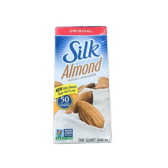 Silk Almond delicious Almondmilk Milk, Original, 32 oz - ShelHealth.Com