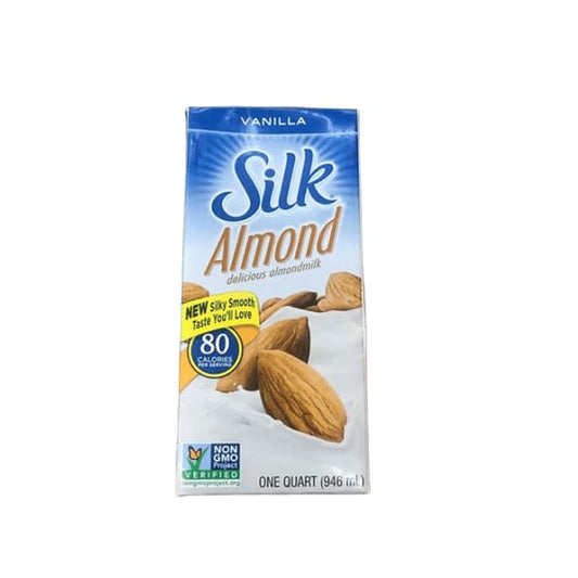 Silk Almond delicious Almondmilk Milk, Vanilla, 32 oz - ShelHealth.Com