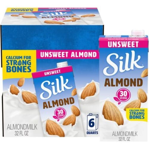 Silk Unsweetened Almond Milk (32 fl. oz. 6 pk.) - Silk