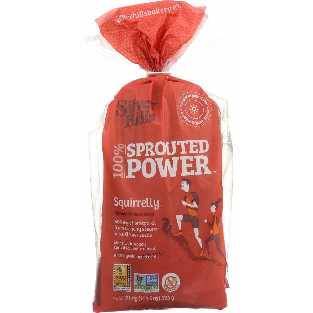 Silver Hills Silver Hills Sprouted Wheat Bread Squirelly, 21 oz