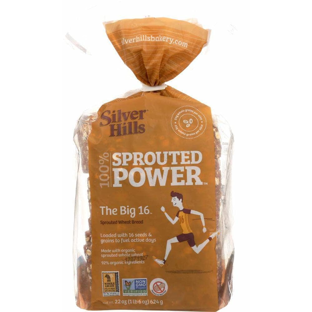 Silver Hills Silver Hills Sprouted Wheat Bread The Big 16, 22 oz