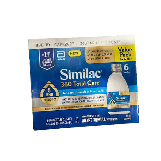 Similac Similac 360 Total Care Infant Formula With Iron, 6 x 32 fl. oz.