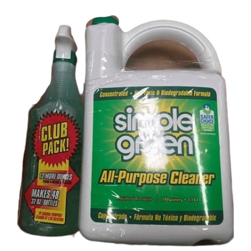 Simple Green All-Purpose Cleaner Concentrate 140 oz. with 32 oz. Bonus Ready-to-Use Spray Bottle - ShelHealth.Com
