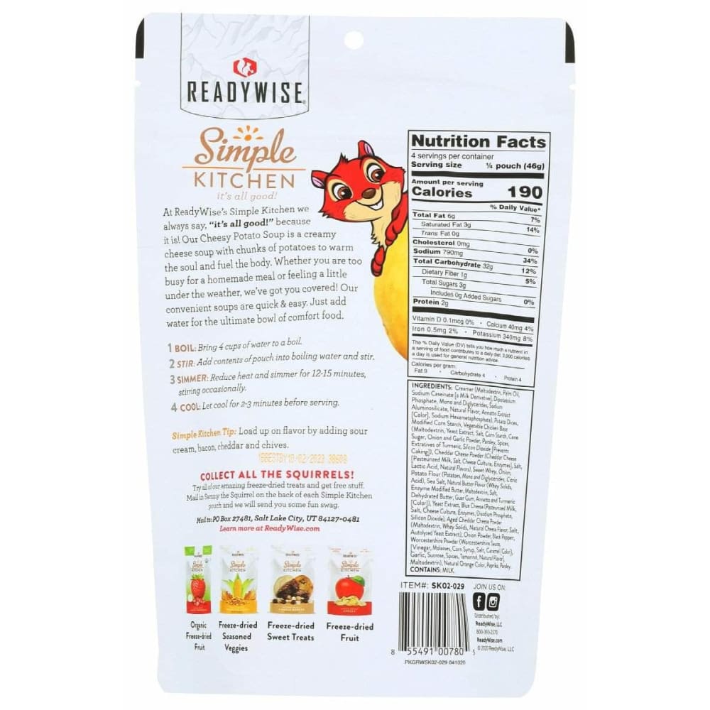 SIMPLE KITCHEN Simple Kitchen Soup Cheesy Pto Fd Pouch, 6.5 Oz